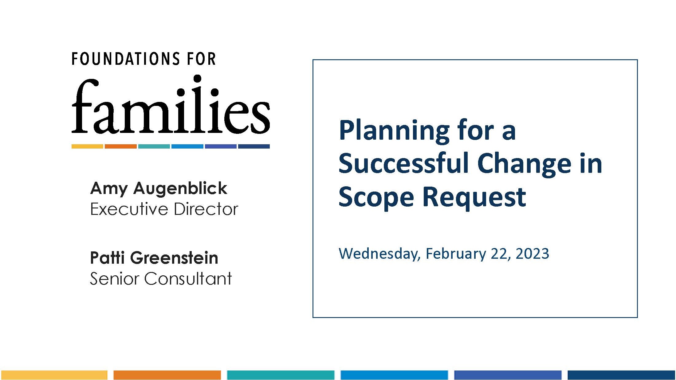 Community Assessment